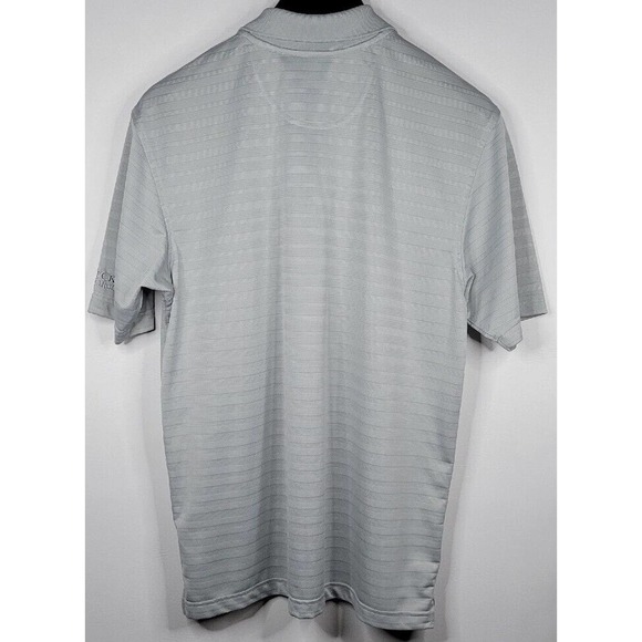 Cabelas Wick Advance Mens Polo Shirt Size M Gray Golf Athletic Short Sleeve - Picture 3 of 7